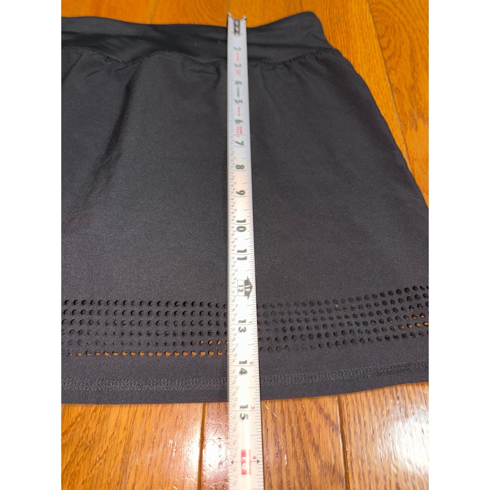 Kyodan Golf Womens Black Laser Cut Hem Active Skort Size XS TP Zip Pocket - Picture 4 of 8